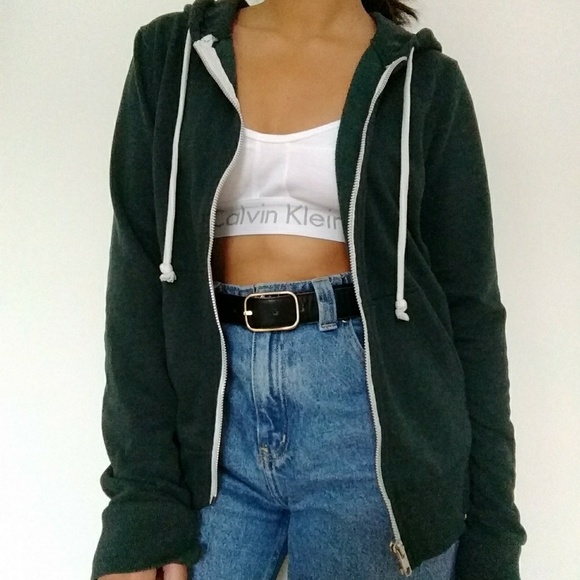 H&M Hunter Green Hoodie - Picture 1 of 4